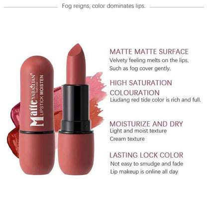 6-color Matte Lipstick Velvet Lip