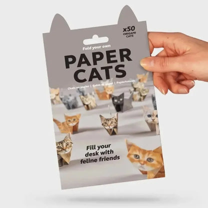 DIY Paper Cats Sheets Origami