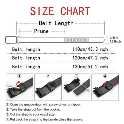Men's High-quality Belt Luxury Black