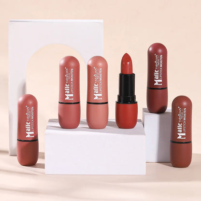 6-color Matte Lipstick Velvet Lip