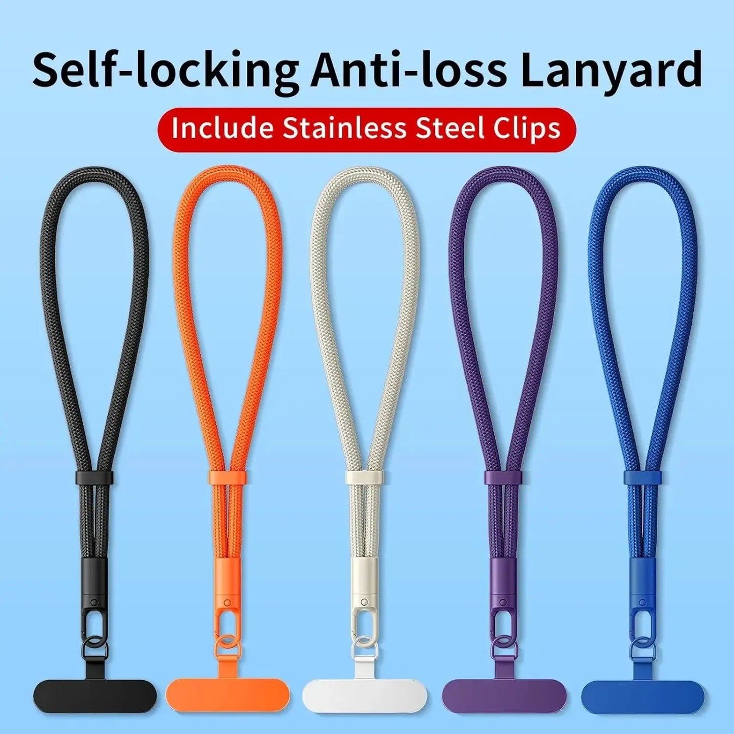 Adjustable Mobile Phone Lanyard Short