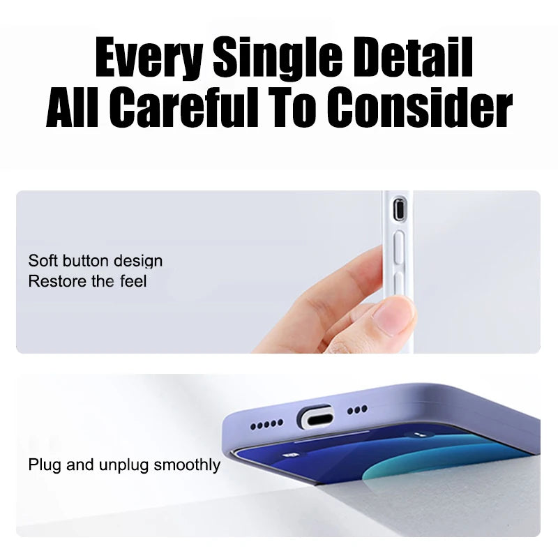 Luxury Liquid Silicone Phone Case