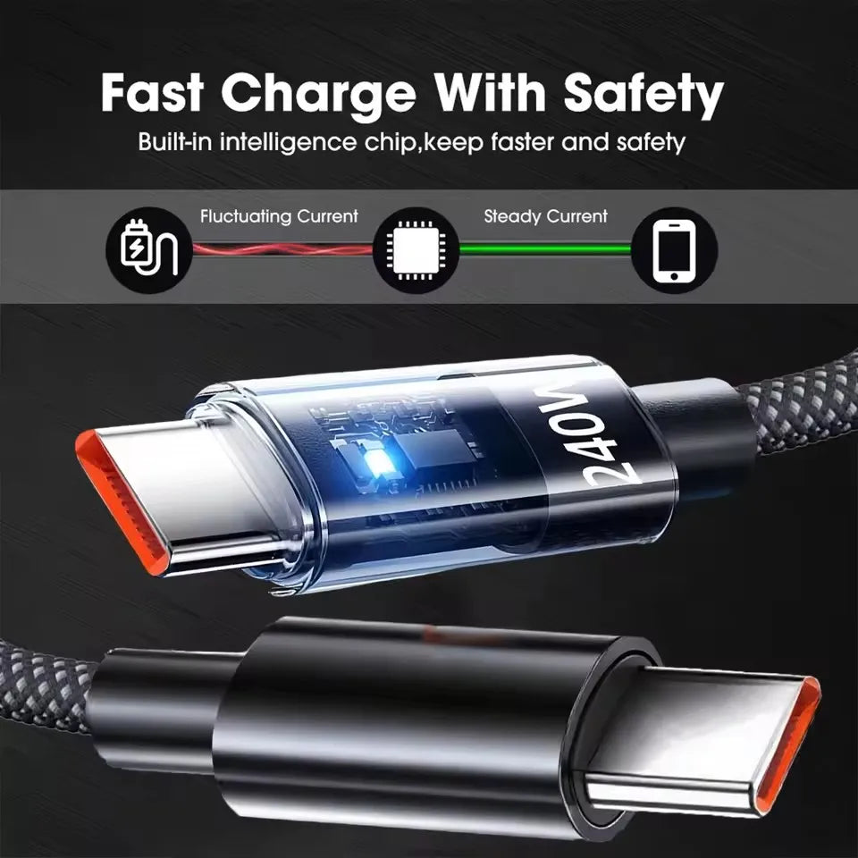 Nylon Cable USB Type C