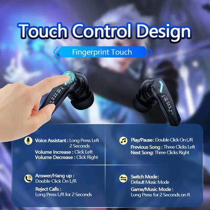 Gaming Earphones Sport Headset Dual