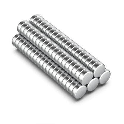 6x2mm Strong Round Magnets Fridge