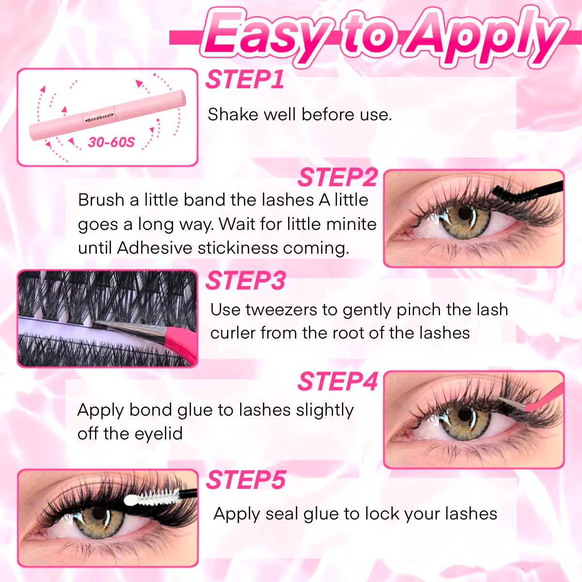 DIY Lash Extension Kit Clusters
