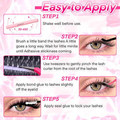 DIY Lash Extension Kit Clusters