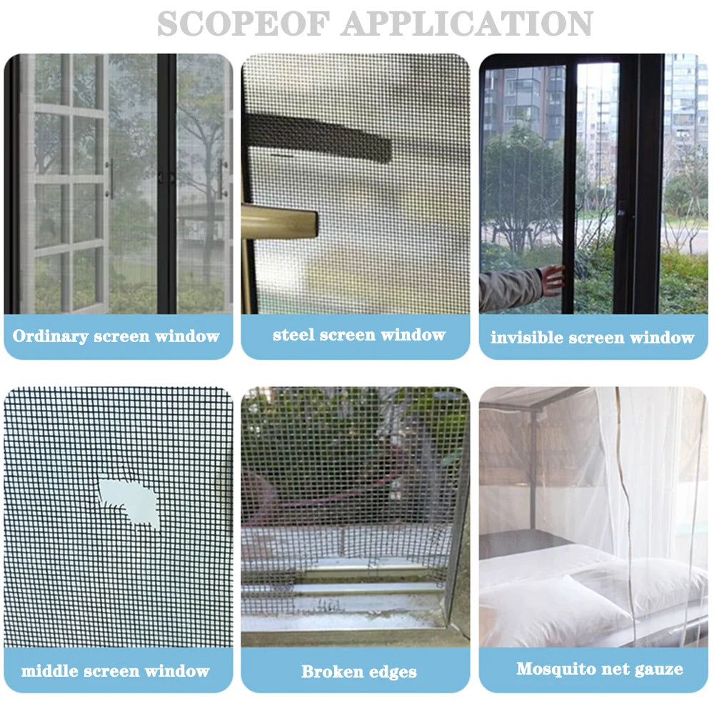 Easy-to-apply Waterproof Window Screen