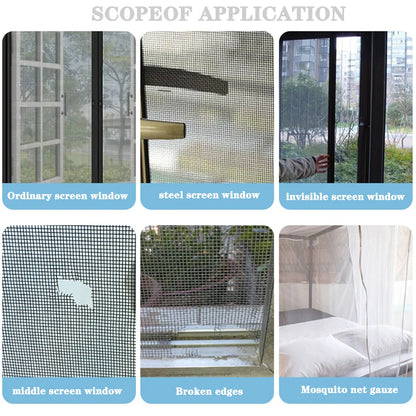 Easy-to-apply Waterproof Window Screen