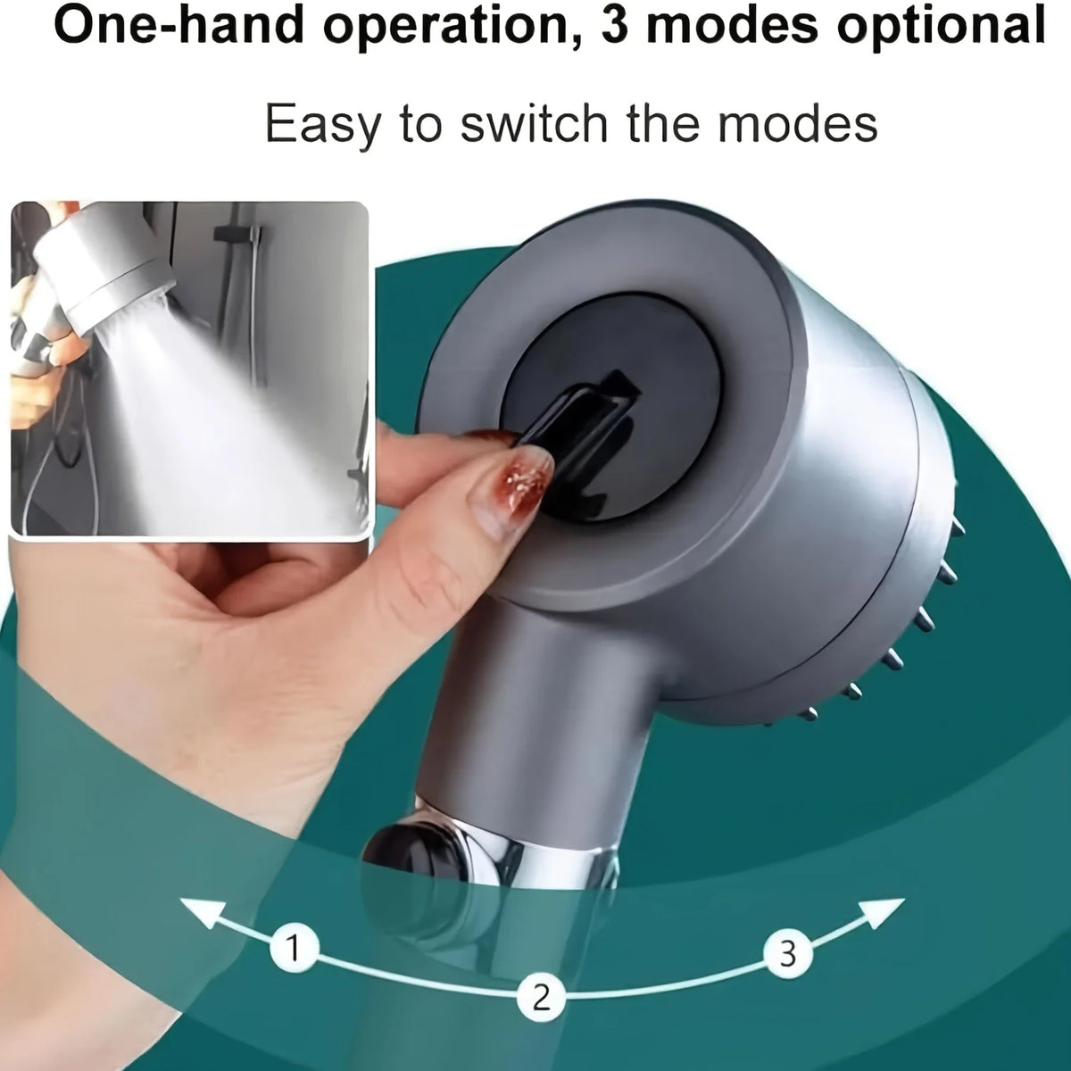 Ion Drop Shower Head Handheld