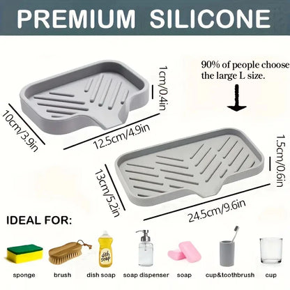 Silicone Faucet Mat Sink Tray