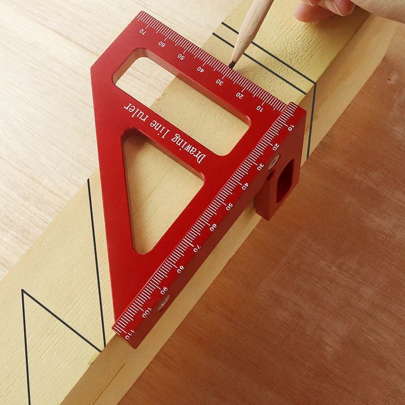Woodworking Square Protractor Aluminum Alloy