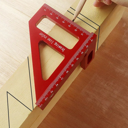 Woodworking Square Protractor Aluminum Alloy