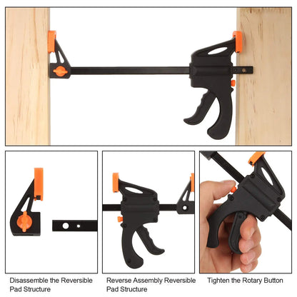 Woodworking Work Bar Clamp Clip