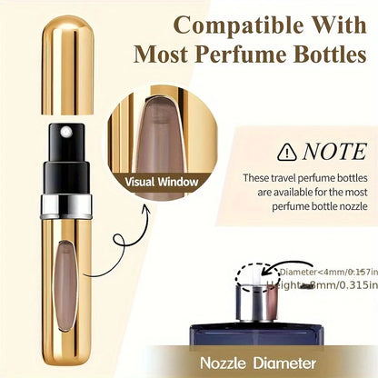 Refillable Perfume Atomizer Aluminum Travel