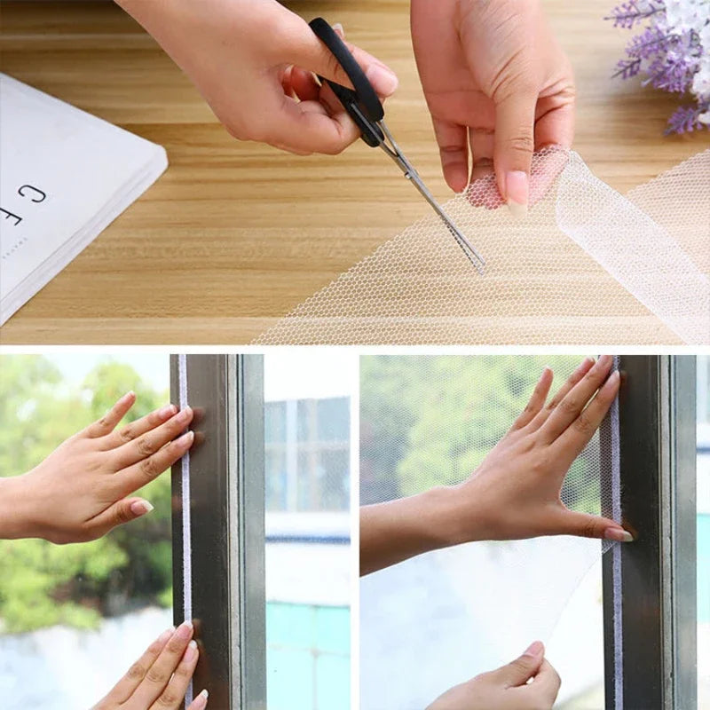 DIY Mosquito Net Bed Window