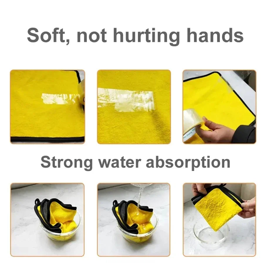 Double Layer Wash Cloth Microfiber