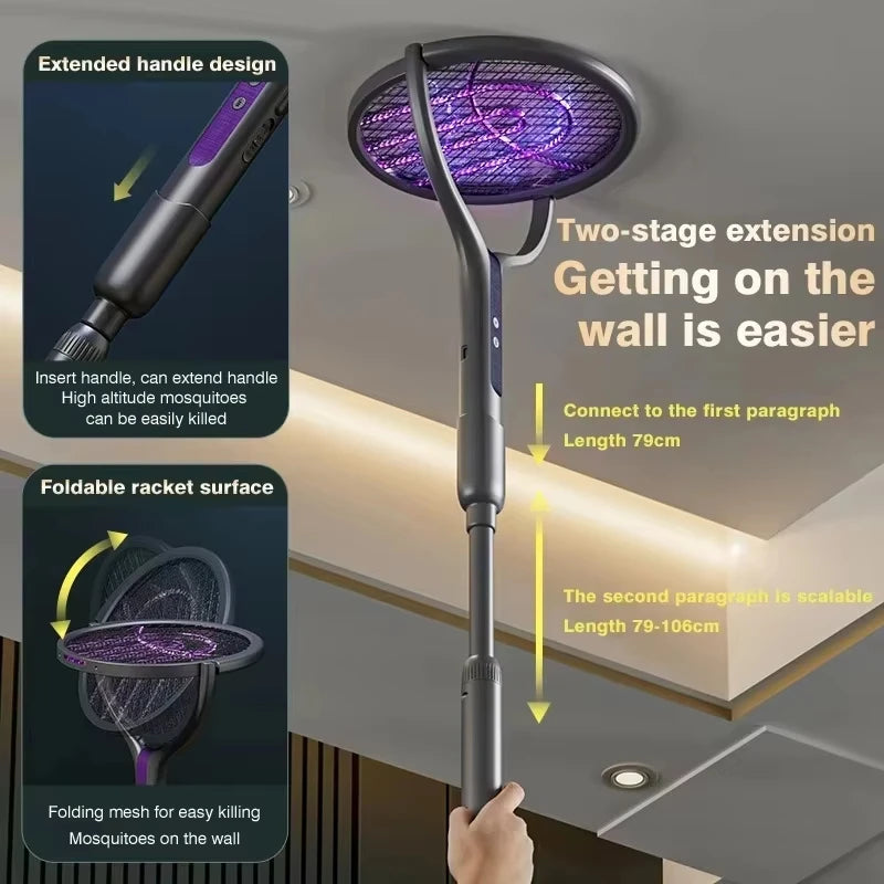 Automatic Mosquito Swatter Telescopic