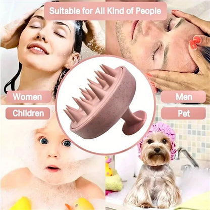 Silicone Shampoo Brush Body Massage