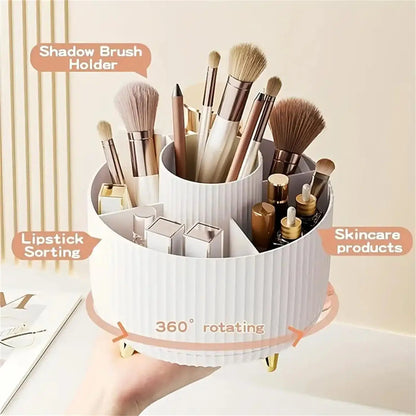 Rotating Makeup Organizer Plastic Cosmetic