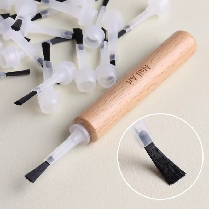 Nail Art Brush Detachable Wooden