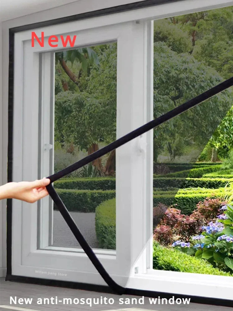 DIY Mosquito Net Bed Window