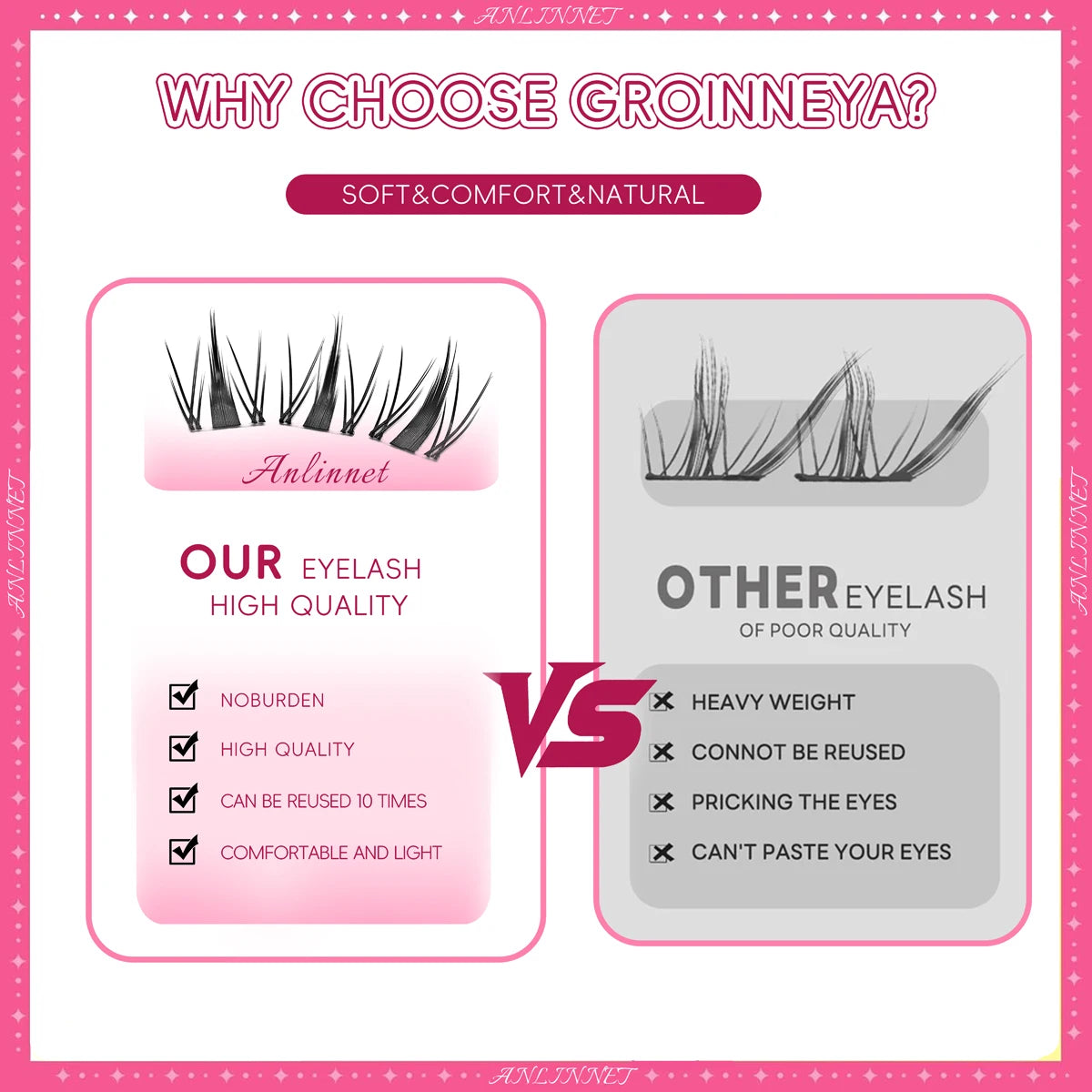 DIY Clusters Lash Fluffy Self