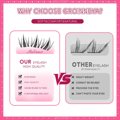 DIY Clusters Lash Fluffy Self
