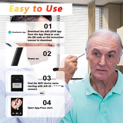 Visual Ear Wax Cleaner Camera