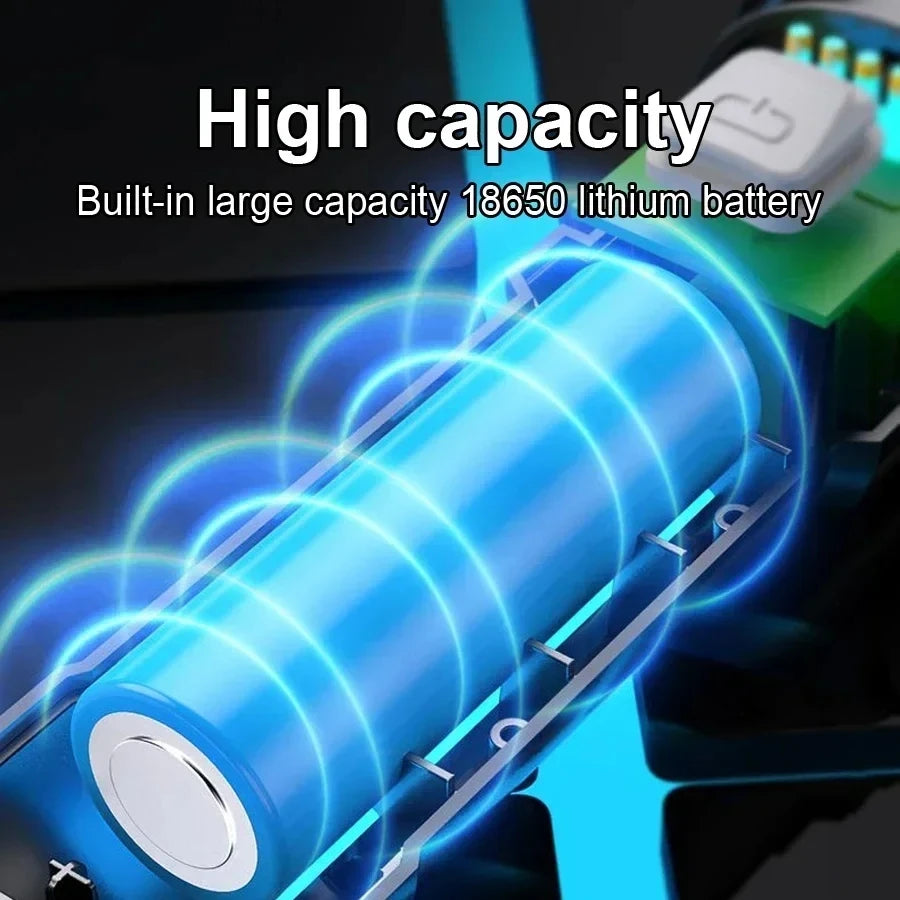100000lm Bright Flashlight Rechargeable LED