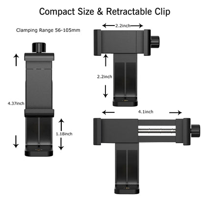 Adjustable Phone Clip Holder Chest