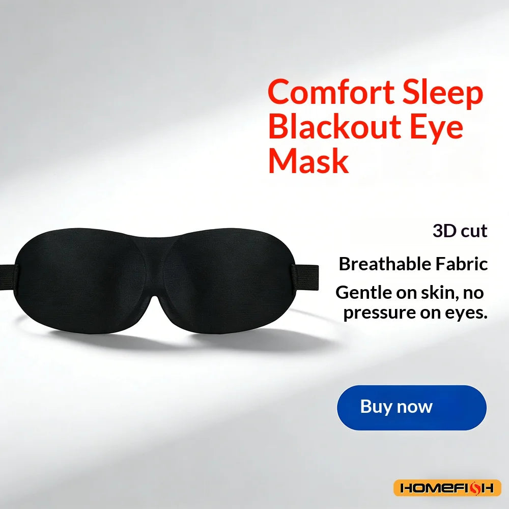 Breathable Adjustable Sleep Mask Blocks