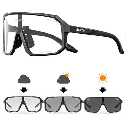Cycling Glasses Photochromic Sunglasses Men