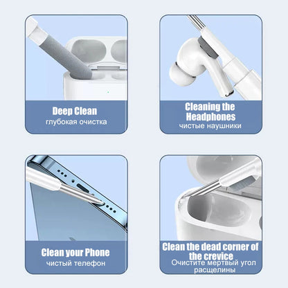 Earphone Cleaning Brush 3-in-1