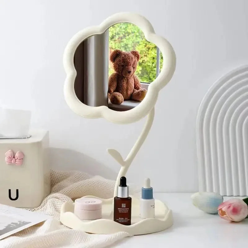 Mirror Desktop Flower Mirrors Dormitory