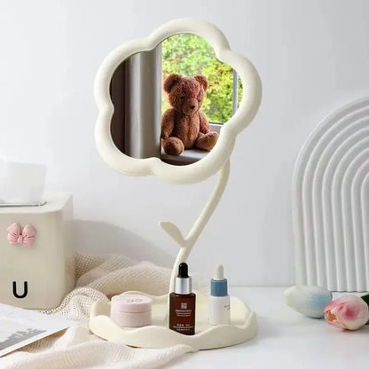 Mirror Desktop Flower Mirrors Dormitory