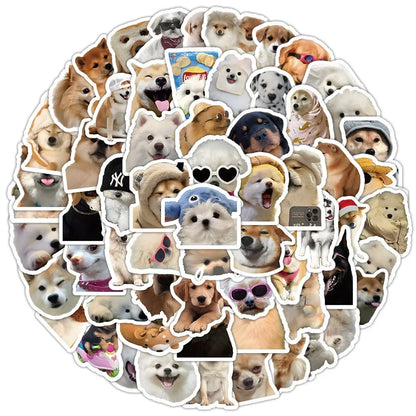 Funny Dog Stickers Cartoon Cute